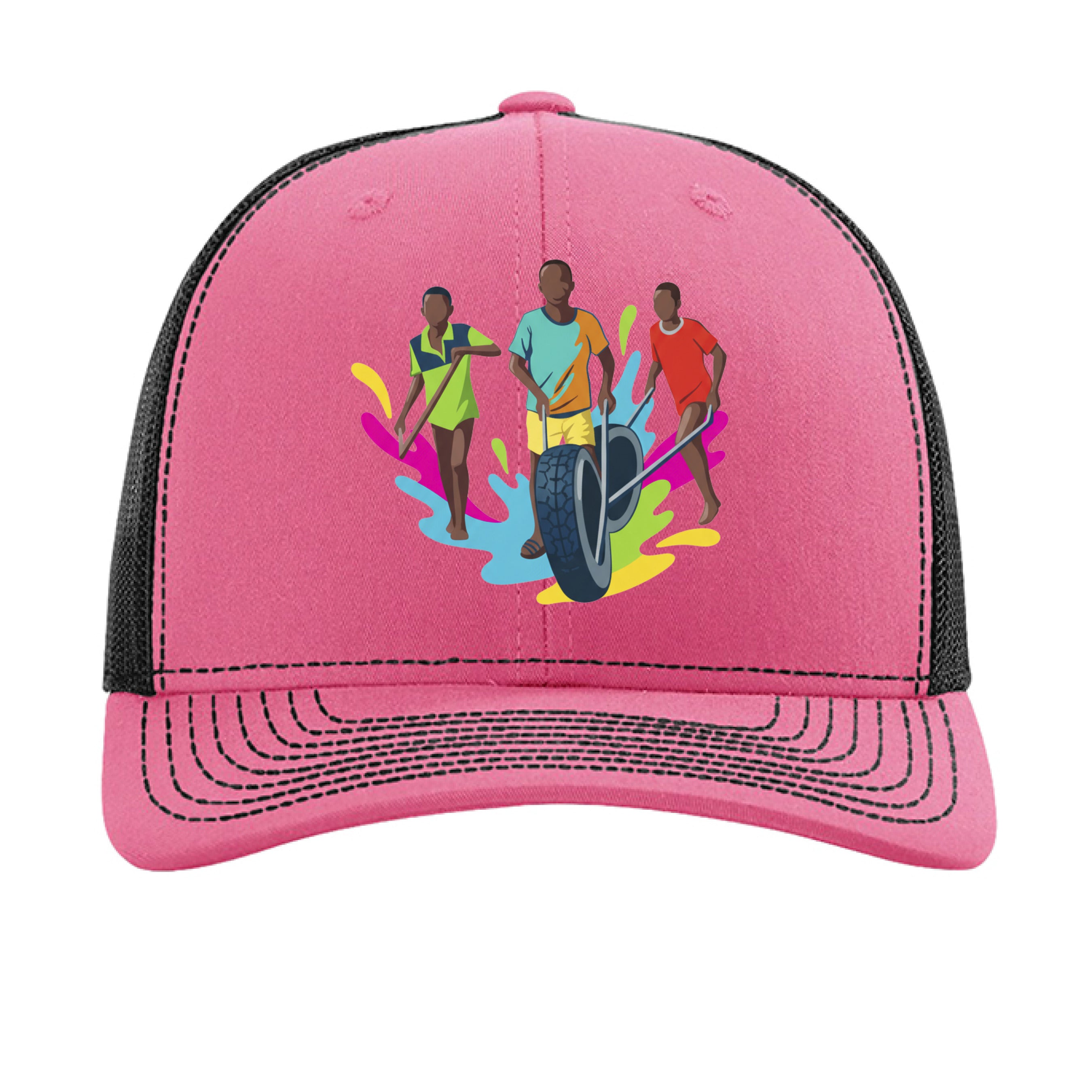 Hot Pink/ Black - FRONT
